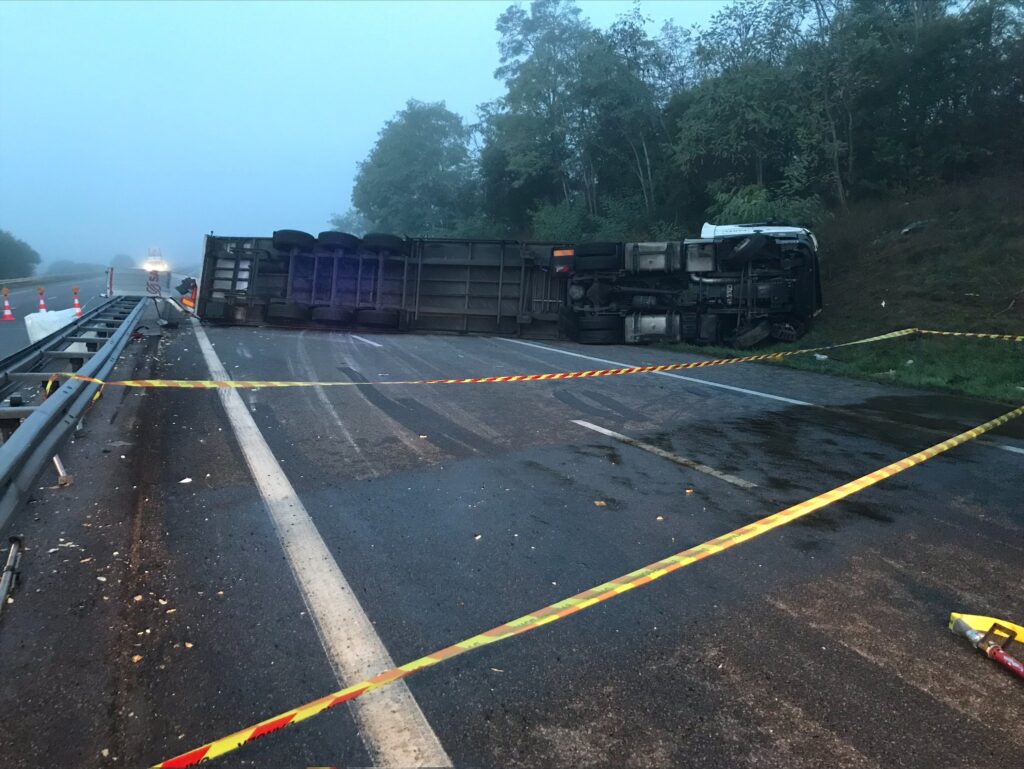 Saulxures-lès-Bulgnéville : carambolage sur l’A31