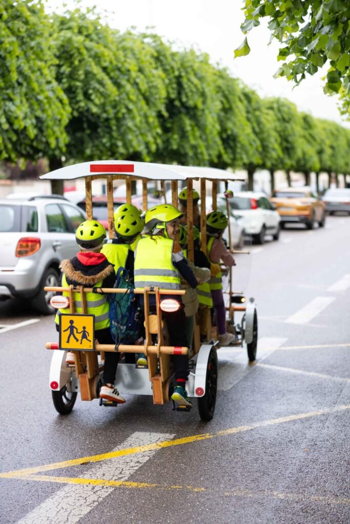 Le woodybus avec les enfants