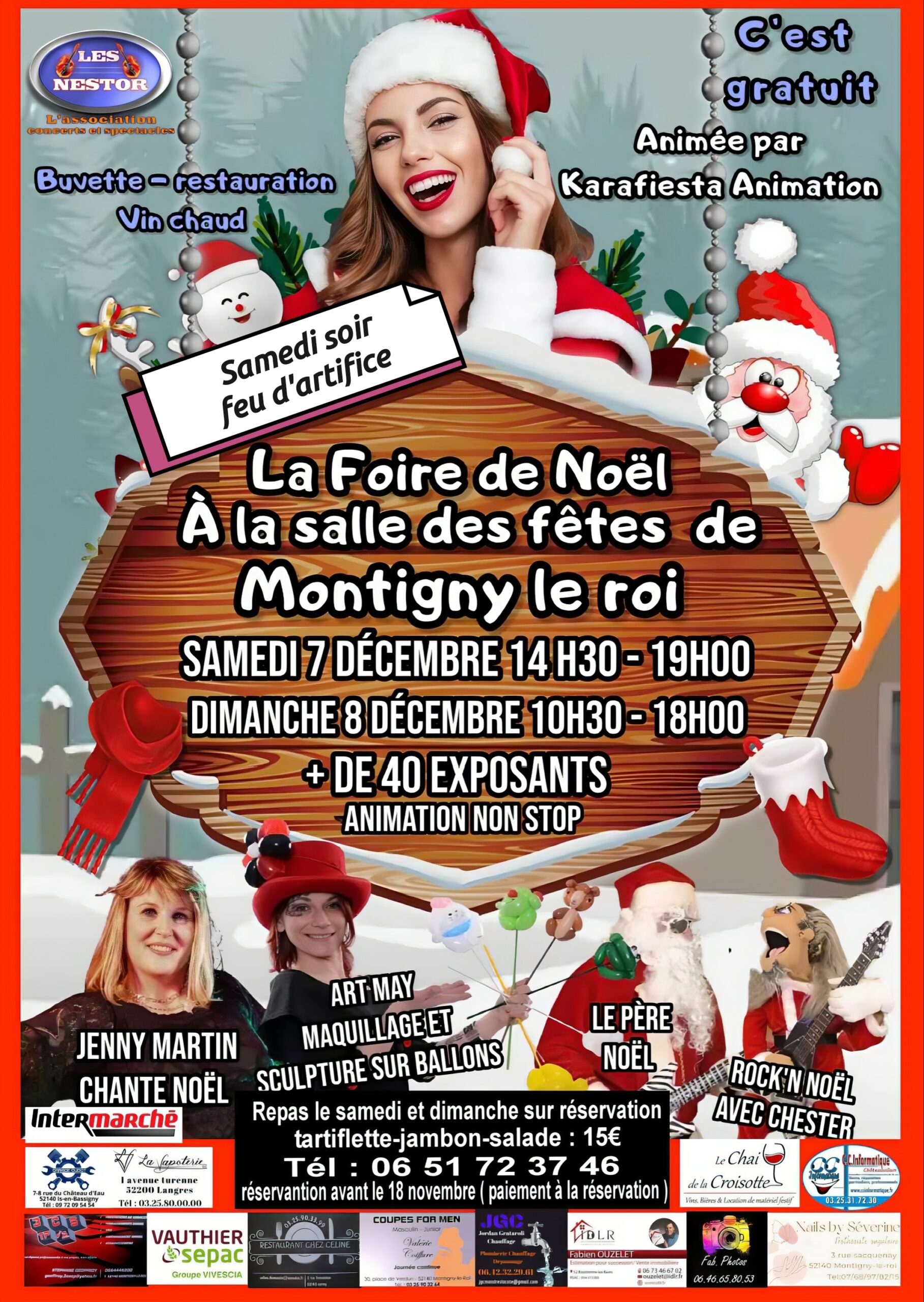 FOIRE DE NOËL des NESTOR à MONTIGNY-LE-ROI