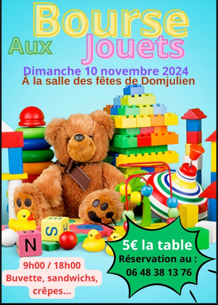 BOURSE AUX JOUETS à DOMJULIEN